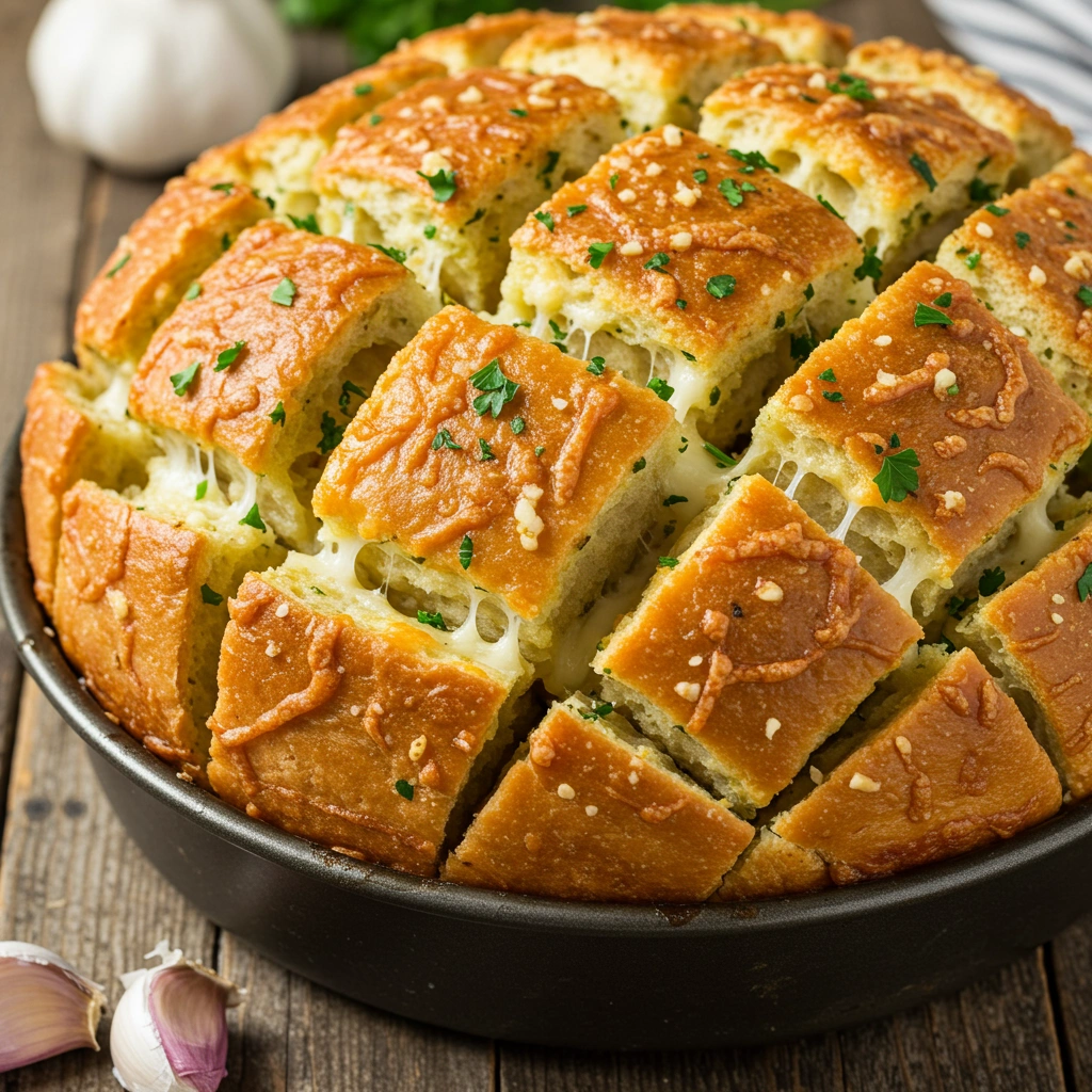 Cheesy Garlic Pull-Apart Bread - secondary view